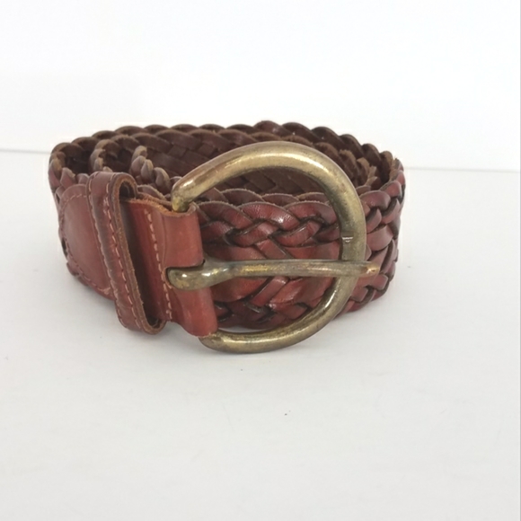 Leather Braided Belt - Picture 1 of 6